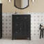 Meuble-lavabo moderne 24 po avec lavabo en céramique, meuble-lavabo pour salle de bain à 2 tiroirs-1665577831
