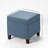 17.5" Square Upholstered Storage Ottoman-1010101634