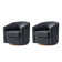 Amiir Modern 30.5'' Wide Genuine Leather Swivel Barrel Chair with Solid Wood Base (Set of 2)