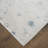 8' Blue Abstract Runner Rug-594303724