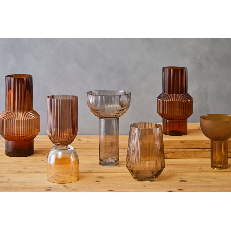 Demekia Glass Table Vase, 31cm H x 12cm W x 12cm D