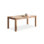 Light Walnut Rectangular Solid Dining Table For Dining Room/Kitchen