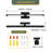 Modern Bathroom 24 Inch Dimmable Led Black Vanity Lights-682514178