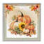Automne citrouilles, bordure florale encadrée par Nicole DeCamp-651423633-651423638