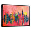 Rose rose gratte-ciel de New York - décoration murale New York-411394385-422164034