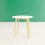 Singh 80 cm Round Dining Table with Wood Base