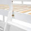 Lit mezzanine en bois avec échelle en L et 2 bureaux intégrés en L-1793038804