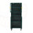 Tempered Glass Door Tall Storage Bookcase with Adjustable Shelves, 4 Doors MDF Painted Cabinet for Living Room and Bedroom-1684511646