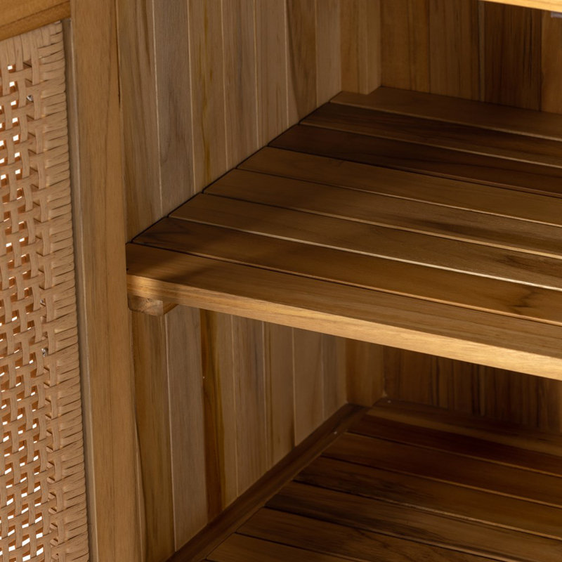 Buffet en bois massif de 72 po de largeur Dacion