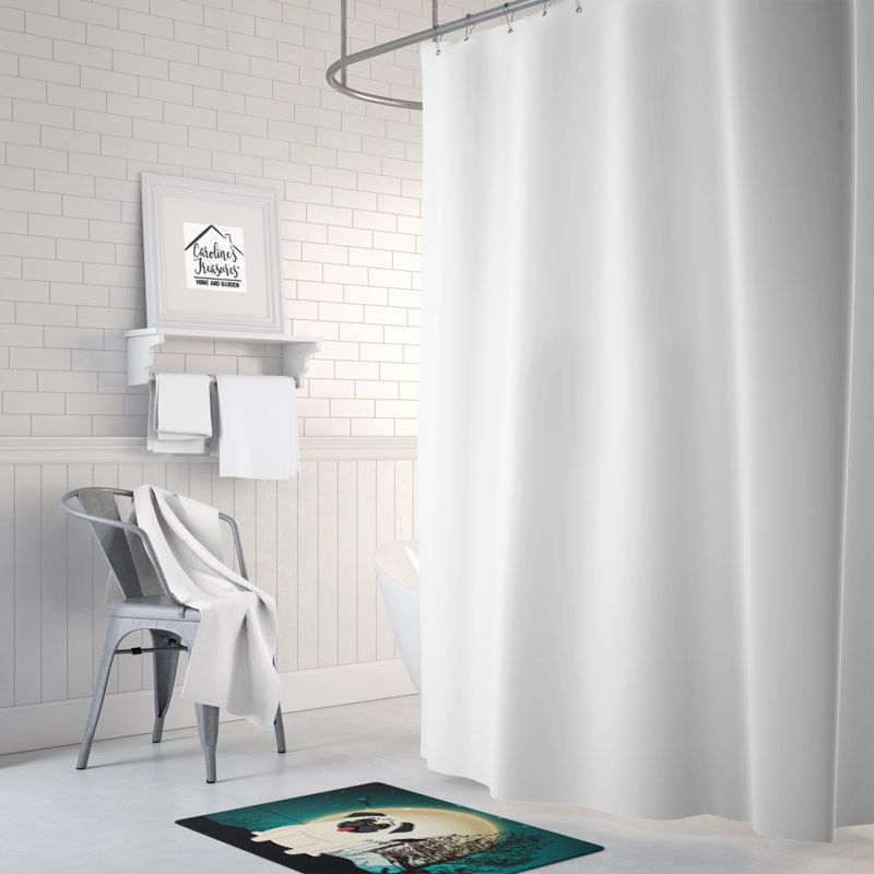 Tapis pour salle de bain Dun Halloween, Crème