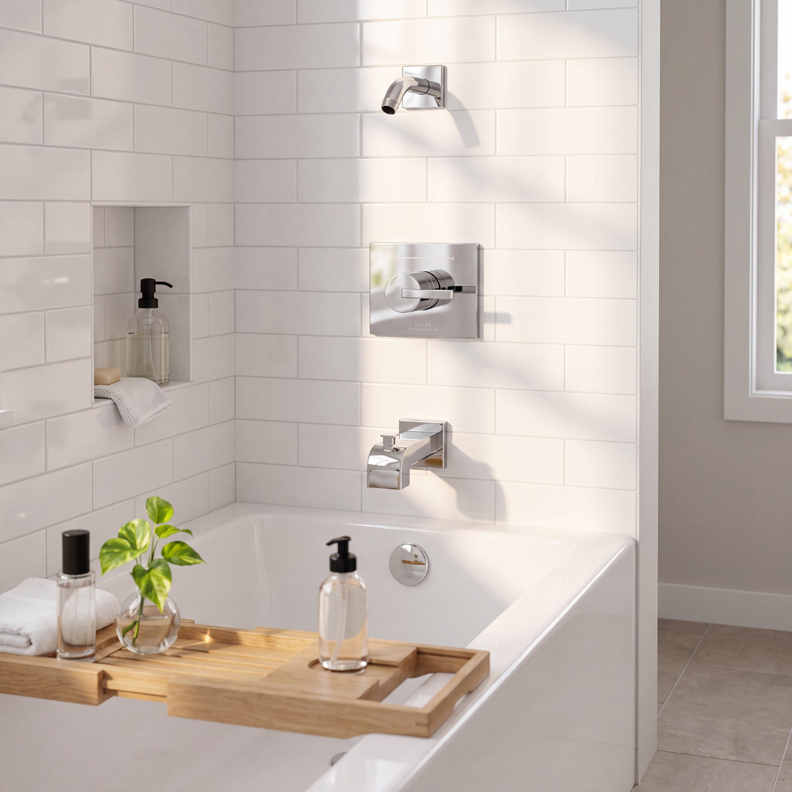 Vero Pressure Balance Tub and Shower Trim
