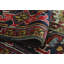 Tapis brun noué à la main de conception unique 7 pi 1 po x 8 pi 2 po Janear