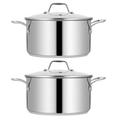 CWG 8 PIECE STAINLESS STEEL POT SET (FREE SHIPPING) – Cooking With Greens