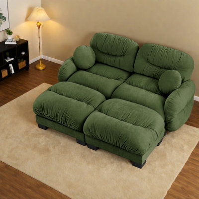 Canapé modulaire en chenille modulaire Compression Cozy