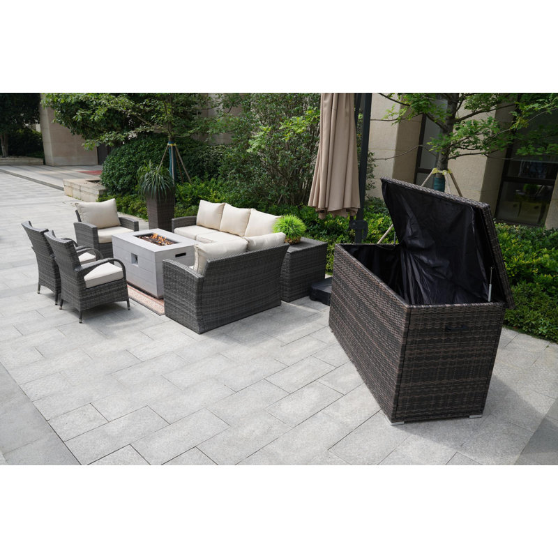 8 - Person Patio Conversation Set with Cushions