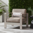 Badnath 32" Wide Polyester Armchair with Optional Sunbrella Cushions