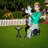 Benninger Clown Playing Instrument Statue