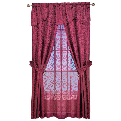 Paire de rideaux transparents avec passe-tringle Alekper