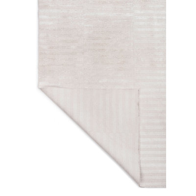 Haubert Rectangle Striped Cotton and Viscose Indoor / Outdoor Area Rug