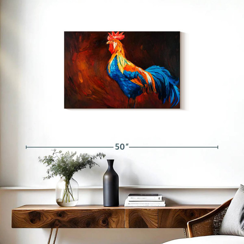 Poulet Brampt Rooster, H 20 po x l 30 po