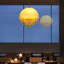 Luminaire suspendu en verre Sunset