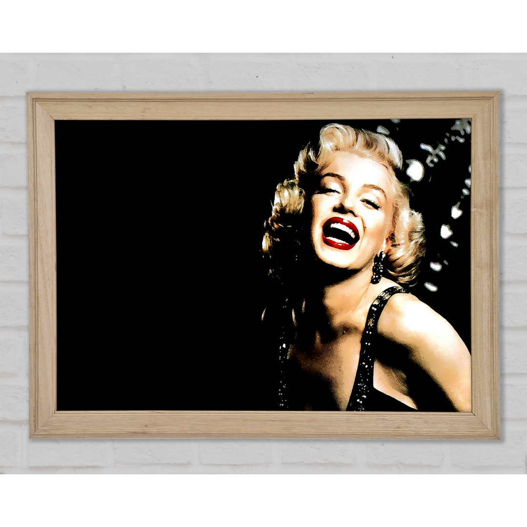 Marilyn Monroe Sparkle - Einzelner Bilderrahmen Kunstdrucke