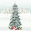 Arbre de Noël artificiel enneigé 7 pi