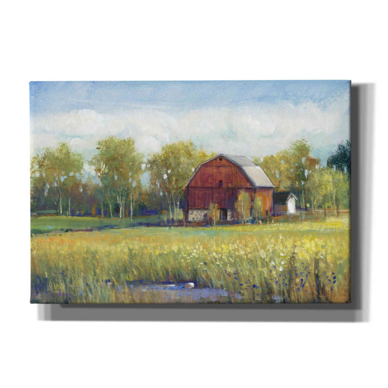 Art mural sur toile, "Rurale America I" par Tim O'oole, H 18 po x l 26 po x P 0,75 po