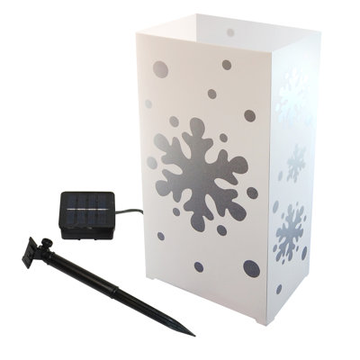 Snowflake Solar Luminaria Kit