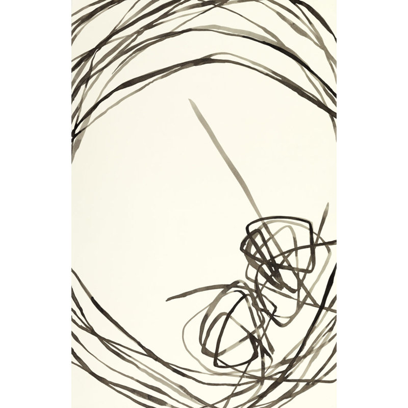 «Summer 2022 Swoop 2» encadré sur papier par Hable Construction Print, Cadre photo noyer, H 50 po x l 32 po