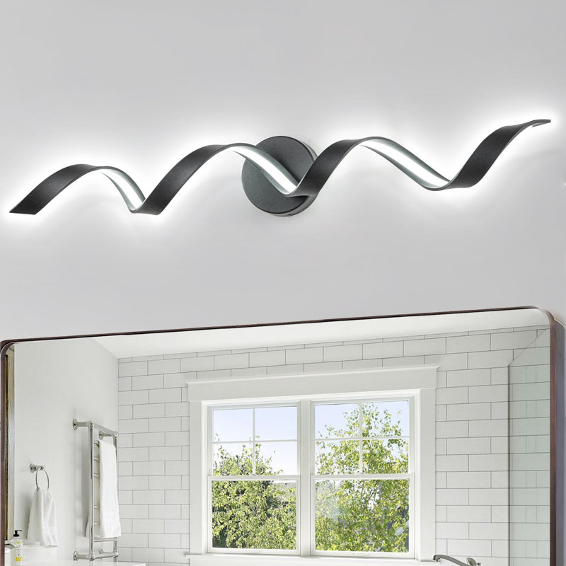 Dimmable Vanity Light, Black
