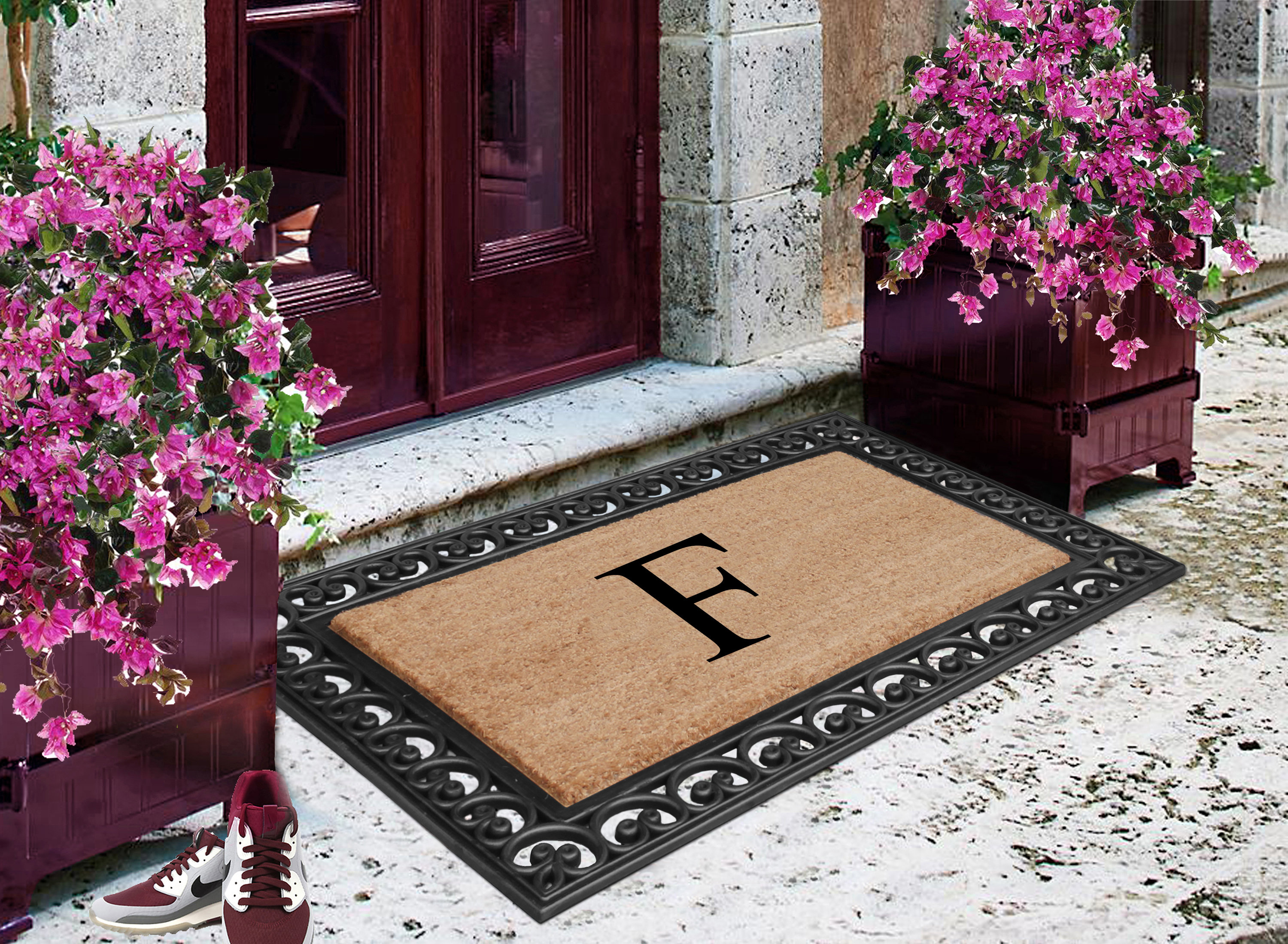 Fleur De Lis Living Walley Non-Slip Outdoor Doormat