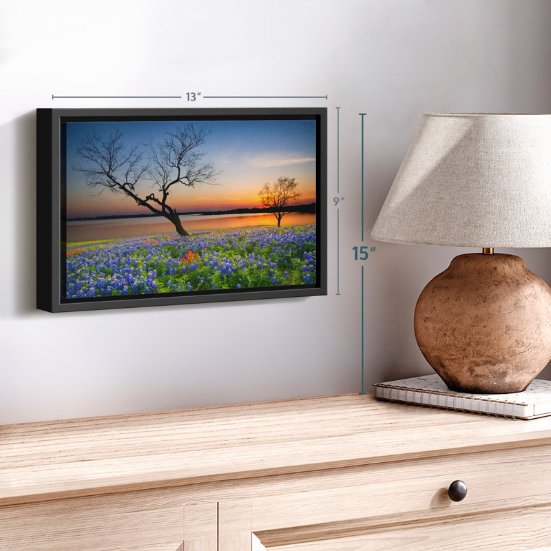 «Faul Texas Sunset», reproduction sur toile, H 9 po x l 13 po
