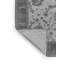 Tapis oriental gris en polyester / chenille tissé à la machine Oktavia-1424252552