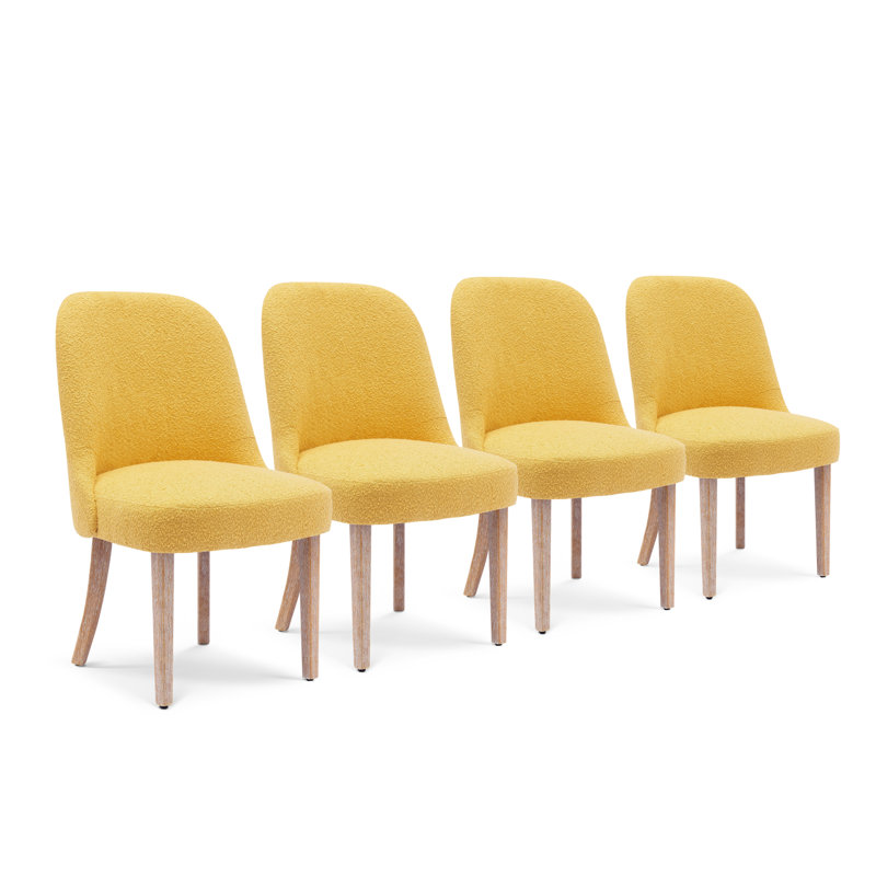 Chaise d'appoint Breann, Jaune