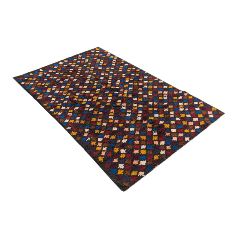 Tapis brun foncé Neela
