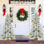Arbre de Noël articulé artificiel 2 pi 6 pi The Holiday Aisle® 2PCS avec 589 extrémités de branches floquées