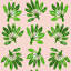 The Blush Label Little Palms 10' L x 24" W Wallpaper Roll-498112856-521844306