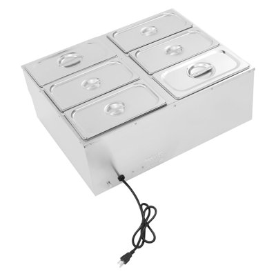 6-Pan Chafing Dish Electric Food Warmer