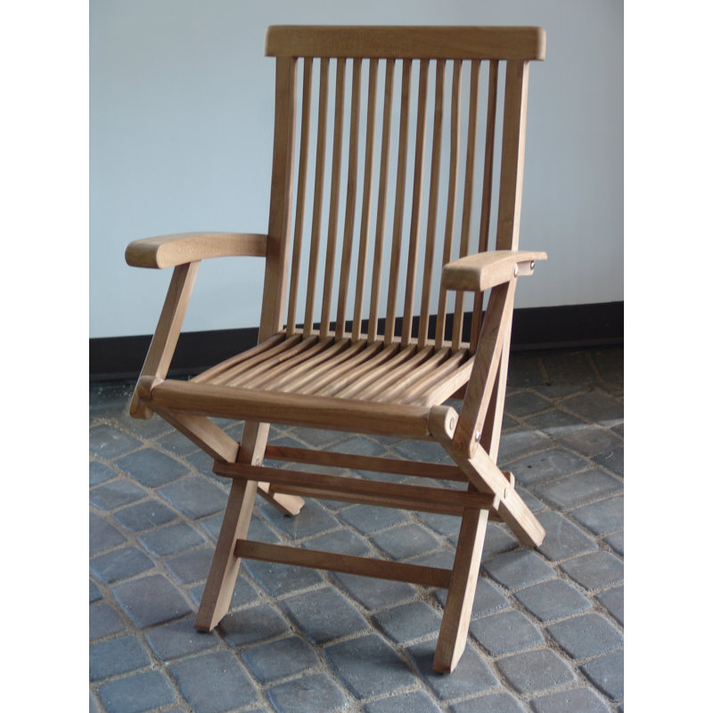 Chaise de salle à manger en bois massif Hugley