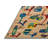 Machine Washable Transportation Brown Area Rug-1975943047