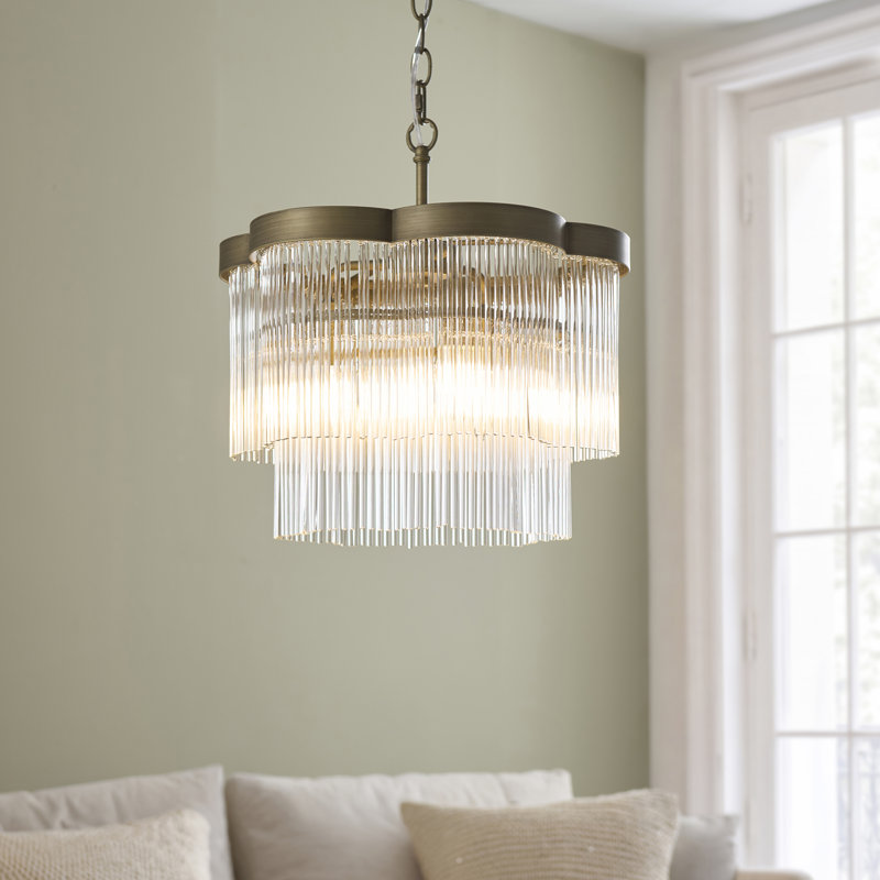 Cecile 3 - Light Unique/ Statement Chandelier, 3