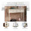 Console Daisy Series avec deux tiroirs et une tablette inférieure (gris rétro)-895914624