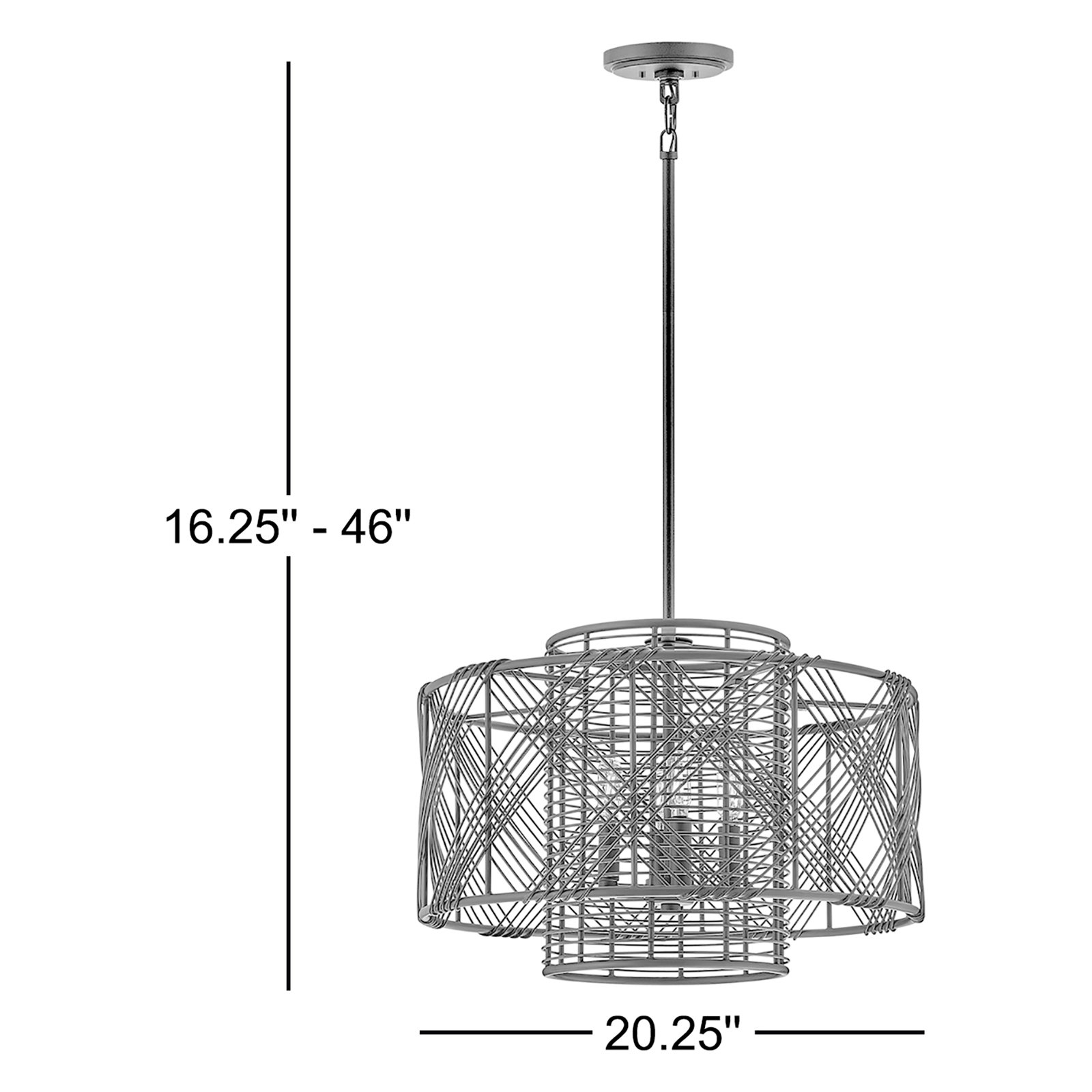 Brooke 4-Light Chandelier, Light Ashwood