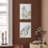 Sylvie Botanical Soft Splitfern and Botanical Soft Maiden Framed Canvas by Sara Berrenson 2 Piece