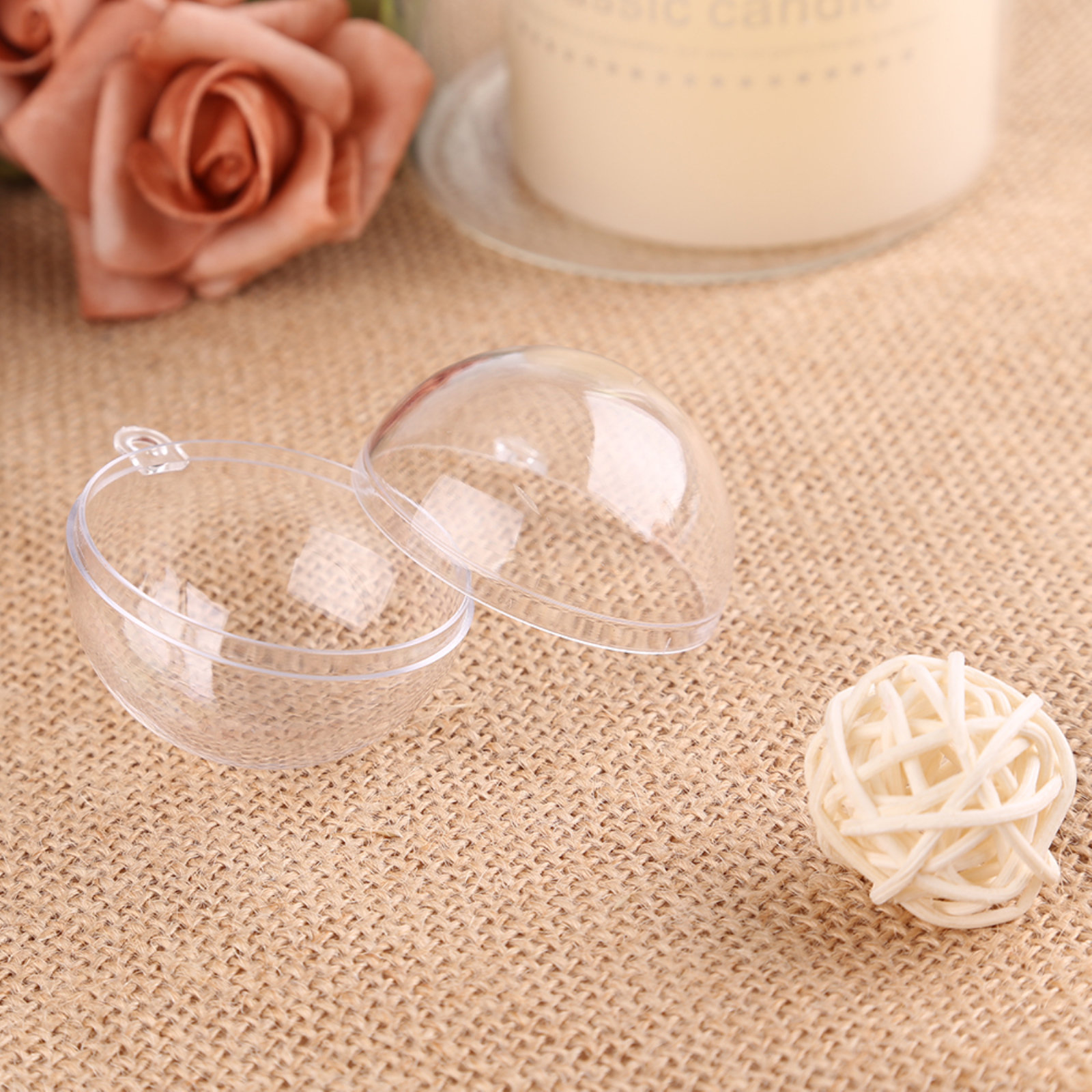 Shatterproof Bauble, 1.97" H x 1.97" W x 1.97" D