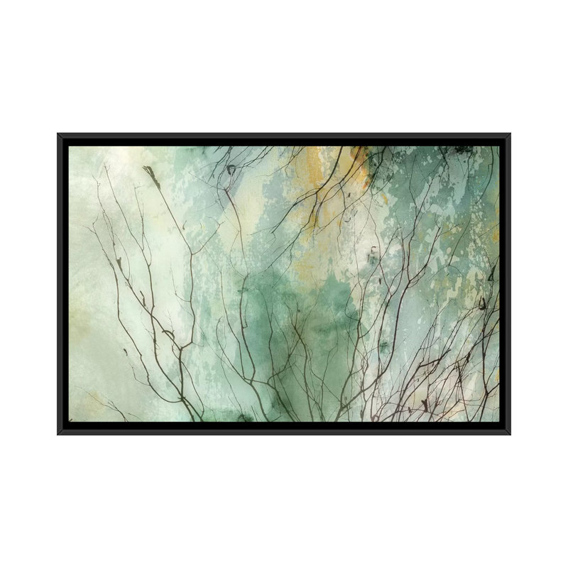 «Branches II», reproduction sur toile, H 18 po x l 26 po x P 1,5 po, Toile avec cadre noir