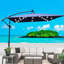 Parasol de marché lumineux 98,40 po Teric-930354865