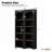 Free Standing 5 Tier Bookshelves, Bookcases-1865941887