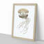 Crown Jellyfish by George Shaw - Picture Frame Painting Print-55621145-55621142